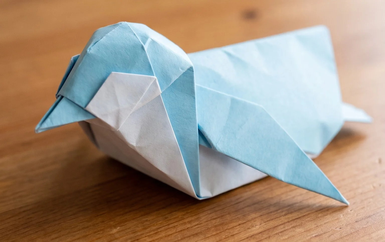 3D Origami Penguin: Step by Step Insturctions